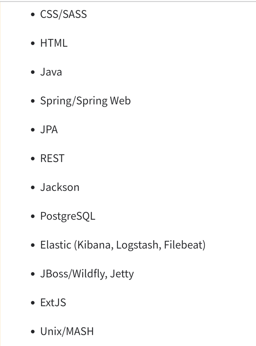 elyktrix's tweet photo. Look at this JUNIOR UI/Web Developer job post that lists 30+ "desired skills," but not limited to. Also they're willing to accept 4 years experience if you don't have a degree.🙃🙃🙃🙃 https://t.co/yLzG8srZPE