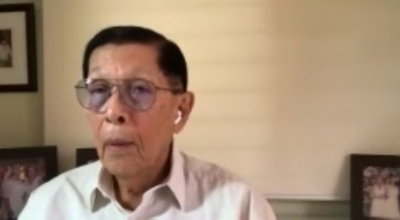 ABS-CBN's executives and lawyers are once again present during today's hearing. Also present is former senator Juan Ponce Enrile, whom the committees invited as he had executed the 1972 sequestration of ABS-CBN back when he was the chief implementer of Martial Law under Marcos.