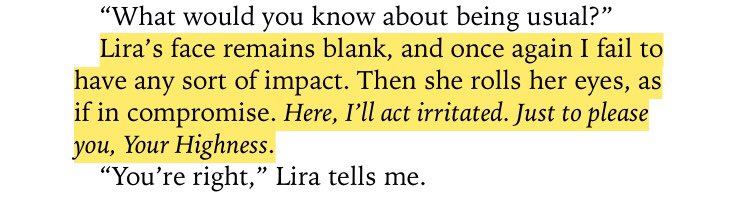 how could you know about power if you never read when lira said “I’ll take the eye and the Sea Queen’s throne along with it.”