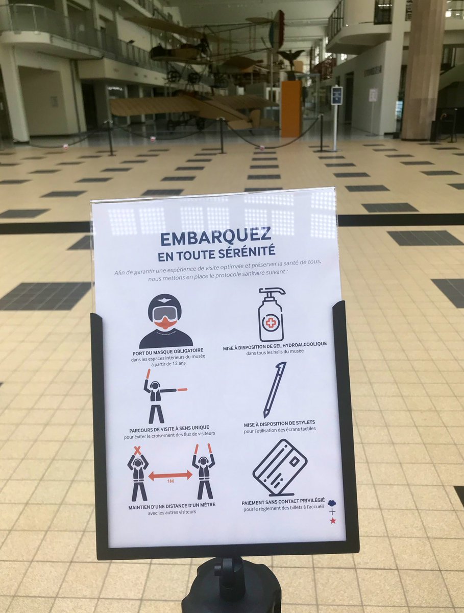 alicecharbonnr's tweet photo. ✨1️⃣ 9️⃣ J U I N ✨
J-2️⃣ avant la réouverture du @MuseeAirEspace #LeBourget ! 
Tout est prêt pour accueillir à nouveau les visiteurs dans le respect des mesures sanitaires en vigueur. 
Embarquement immédiat ! 
✈️ 🚀 💫 🪐 🌓 🔭 
#avgeek #spacegeek #DestinationAirEspace #musée https://t.co/4rxjBiS3AJ