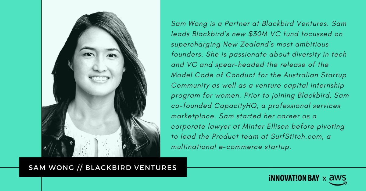 innovationbay (@innovationbay) on Twitter photo Sam Wong (<a href="/holasammy/">Samantha Wong</a>) of <a href="/blackbirdvc/">Blackbird</a> is joining <a href="/rneumann6826/">rachael neumann</a> tomorrow for a #pitchdeck masterclass. Sam will cover...
🔎 What she looks for on each slide
❌ Common mistakes founders make
👥 The importance of knowing your audience
Register to join: bit.ly/IBAWS08 Sam Wong (<a href="/holasammy/">Samantha Wong</a>) of <a href="/blackbirdvc/">Blackbird</a> is joining <a href="/rneumann6826/">rachael neumann</a> tomorrow for a #pitchdeck masterclass. Sam will cover...
🔎 What she looks for on each slide
❌ Common mistakes founders make
👥 The importance of knowing your audience
Register to join: bit.ly/IBAWS08