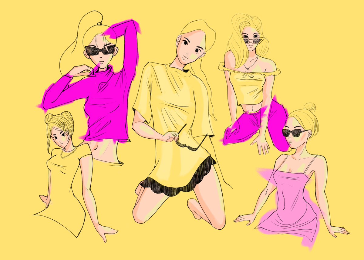i have a lot of wips but here are my most recent ones✨

i usually don't get attached to a drawing for long so if i have another idea, i start drawing immediately ~ https://t.co/MqfzplFN2a 