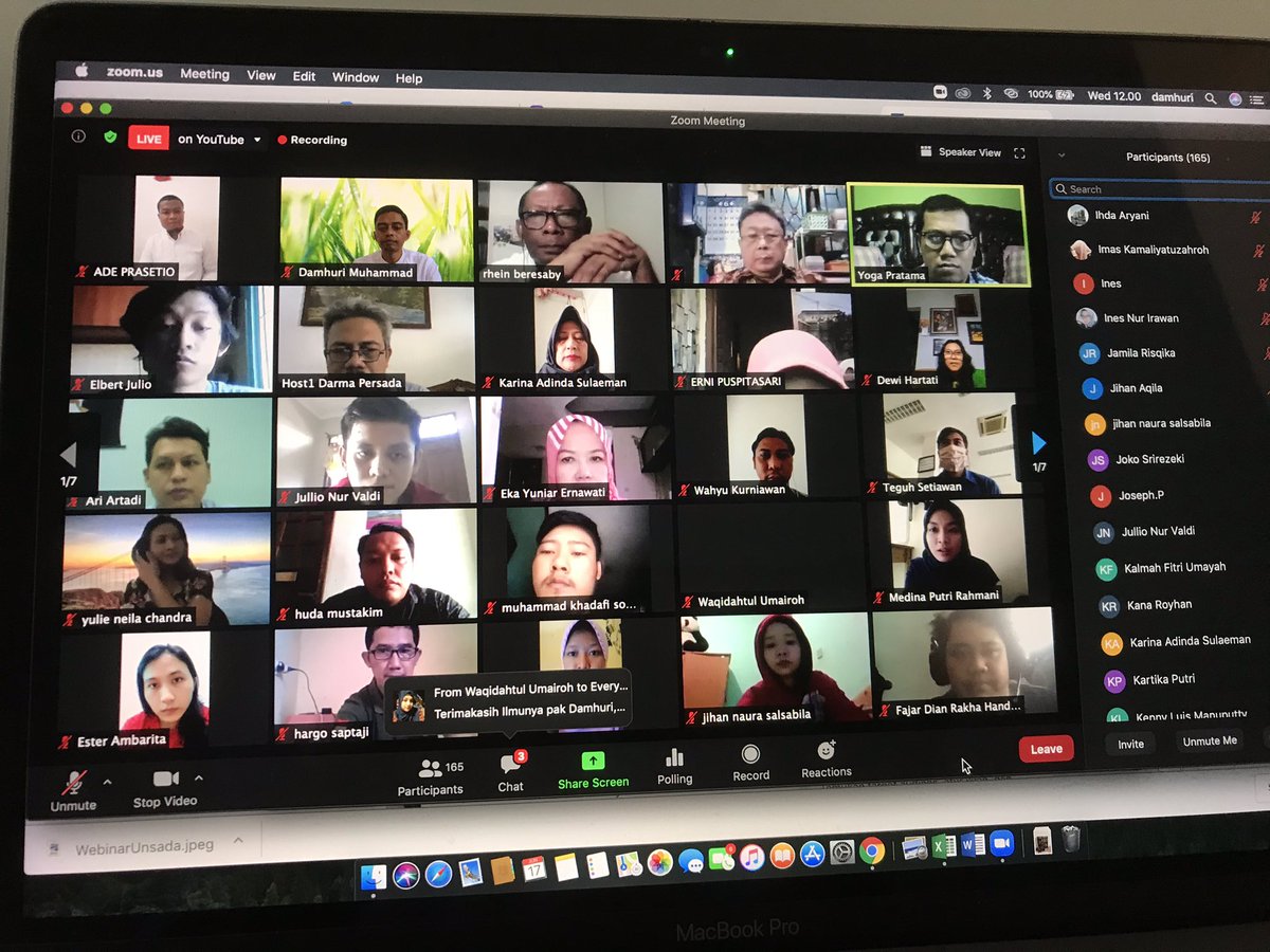 damhurimuhammad's tweet photo. Kangen kampus gue. Suwer. Udah 3 bulan lebih ngajar daring mulu. Untung ada webinar #Unsada #Jakarta https://t.co/Fdc3IA7Eo1