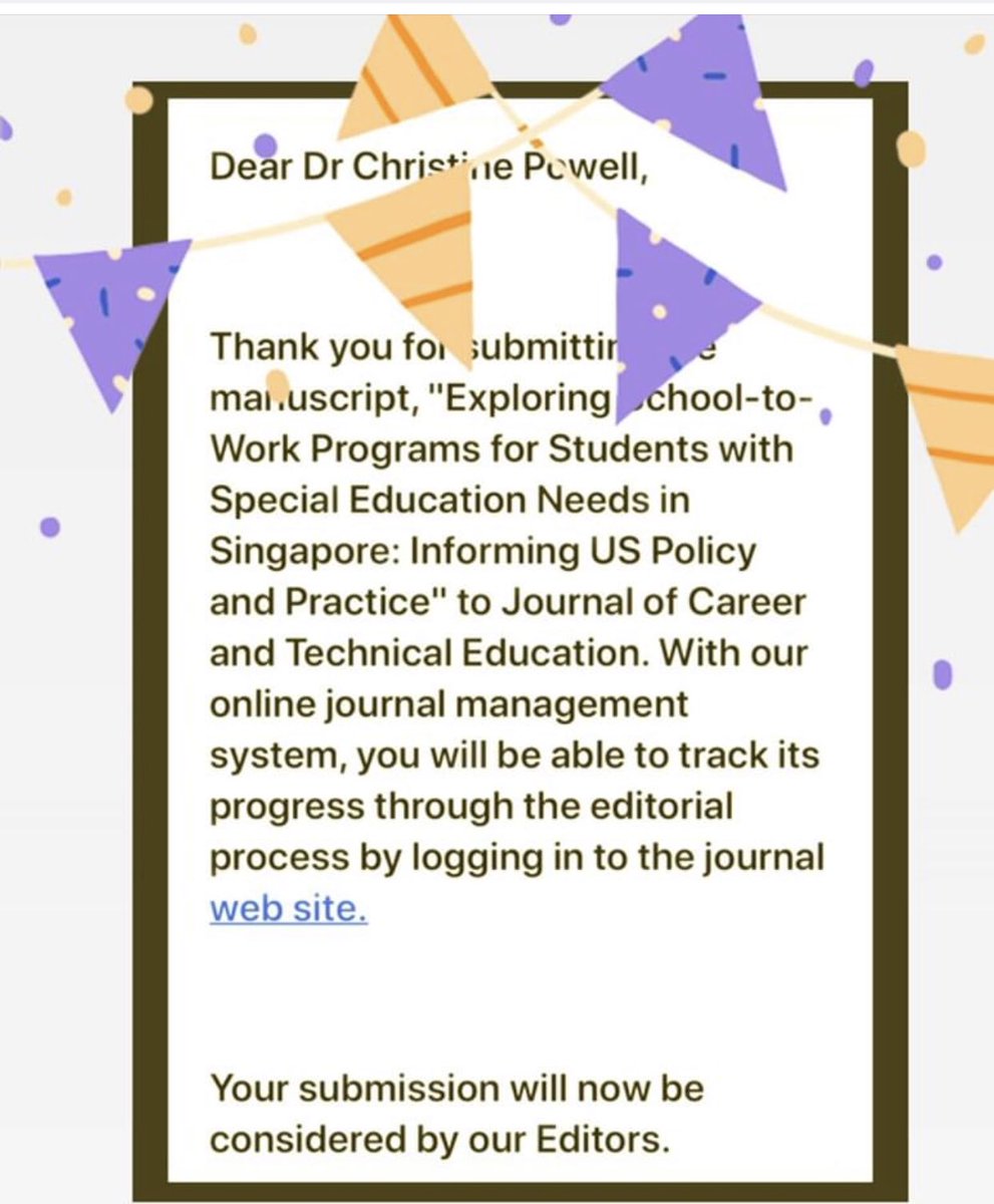 DrCPowell's tweet photo. Took a brave leap &amp; submitted my Fulbright research for publication. My hope is to help students with special Ed needs have access &amp; equity to career pathways. 🧩Reach out w/ questions about how to plan for your child’s future-(hint)👍🏼#IEP #transition page‼️ https://t.co/8V6rGBLuOO