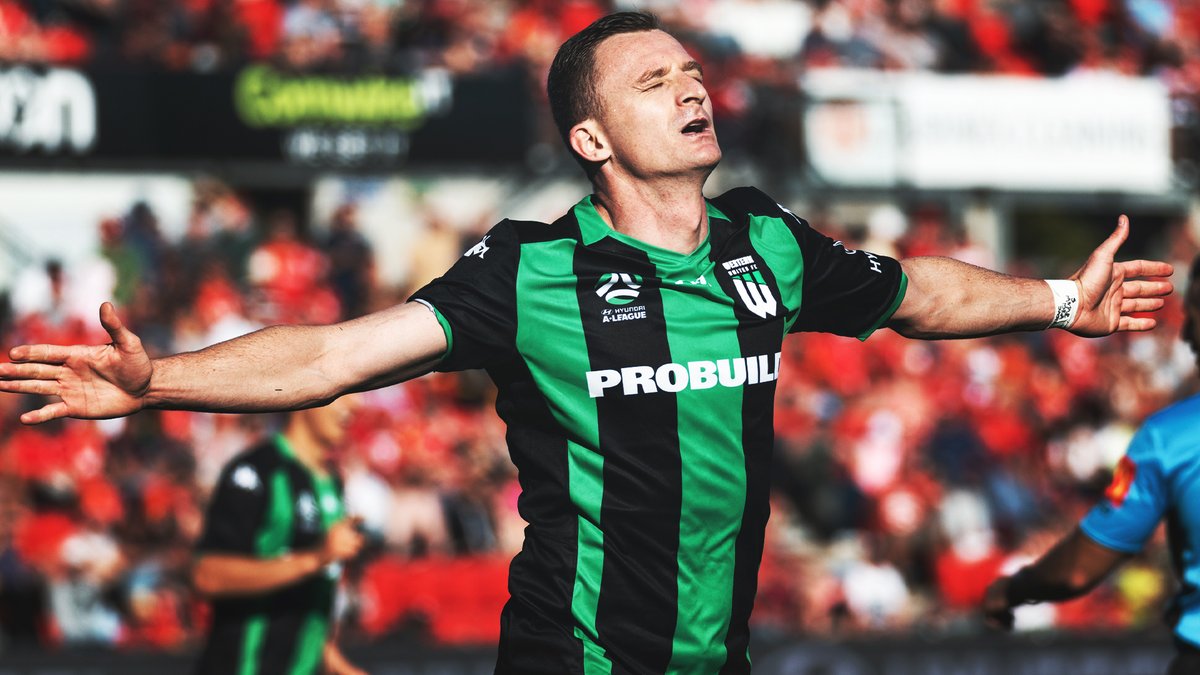 . @wufcofficial striker  @BesartBerisha7 but as you scroll down he’s gets happier...because the Hyundai  #ALeague is BACK (THREAD) #ALeague  #FootballReturns