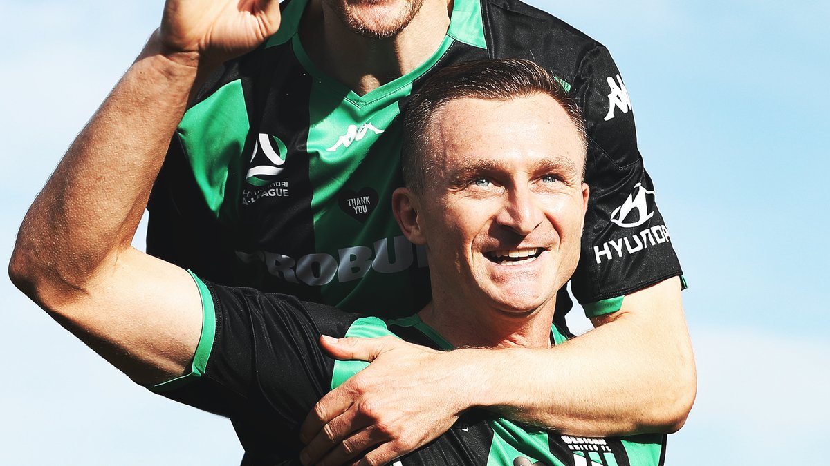 . @wufcofficial striker  @BesartBerisha7 but as you scroll down he’s gets happier...because the Hyundai  #ALeague is BACK (THREAD) #ALeague  #FootballReturns