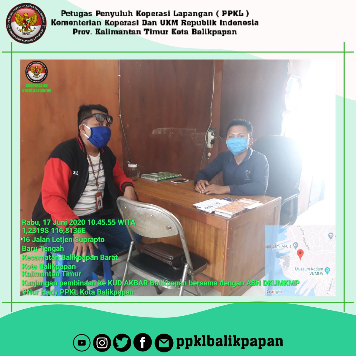 ang250679's tweet photo. Kunjungan pembinaan koperasi bersama ASN DKUMKMP Balikpapan ke Koperasi
1. CU Sumber Kasih
2. KUD Akbar
3. KSU Satria Bina Usaha
#kemenkopukmri
#penyuluhkoperasi
#indagkopkaltim
#dkumkmpbalikpapan
#ppklkaltim
#ppklbalikpapan https://t.co/QeK91yq8Ga
