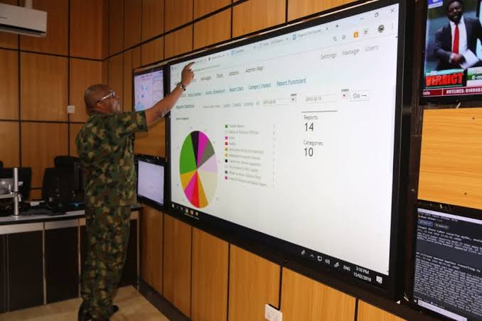 DefenseNigeria's tweet photo. Nigerian Army Cyber warfare Command. The first and only one of its kind in Africa. https://t.co/haOs5epfEl