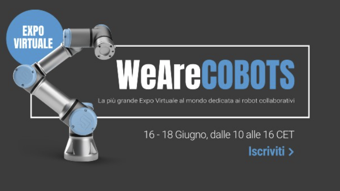 alumotionsrl's tweet photo. Tocca a noi ;)
Oggi h. 11.15 fiera virtuale #WeAreCOBOTS @UR_Italy
Il nostro Operations Manager Fabio Facchinetti parla di #LeanRobotics per integrare robot nella produzione
C’è ancora tempo per iscriversi https://t.co/Bk7hnzscDV
Vi aspettiamo!
#17Giugno #Robot #Robotics https://t.co/QTVnb67Kjy