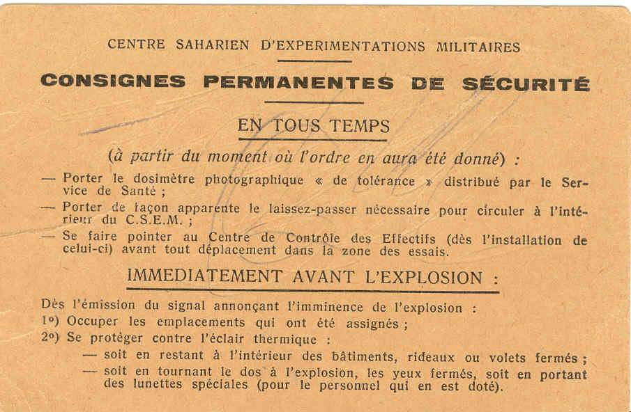 Alors que les connaissances sur les effets de la  #radioactivité encore lacunaires, les premières consignes de sécurité sont mises en place et les militaires protègent les zones contaminées. Des expériences sur les effets de l’onde de choc et des radiations sont réalisées.