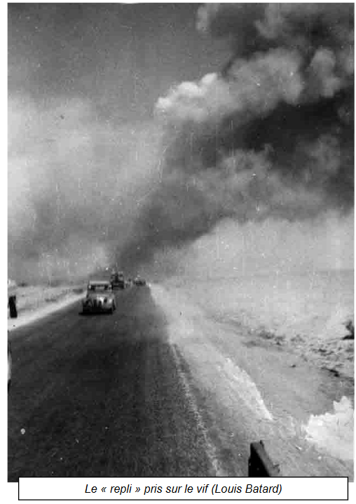 Un militaire explique : « On se serait cru dans les ténèbres et il fallut allumer les phares des véhicules. (…). Sur les vingt kilomètres de la route goudronnée menant à la base vie une véritable course automobile s’était engagée : chacun n’avait qu’une hâte, rejoindre la base.»