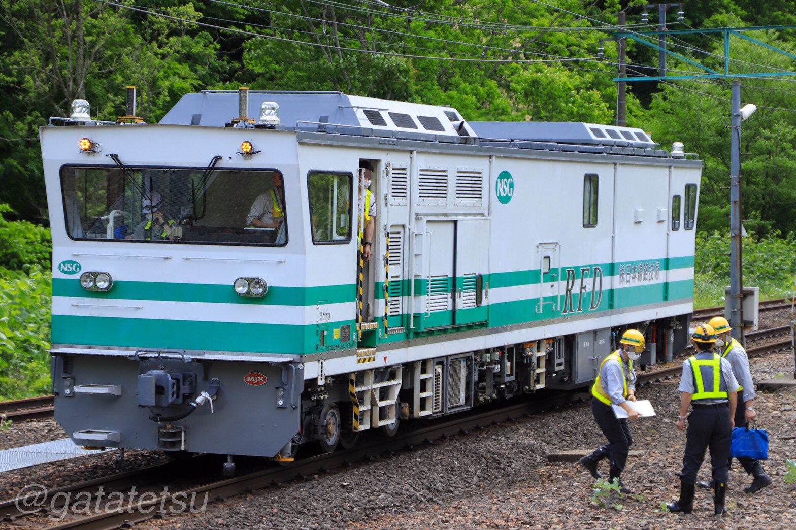 国鉄　線路保守作業日報　希少 Yoshihiko.S | 唯一の交換駅 小金城址駅にて 2025.7.5 10:24