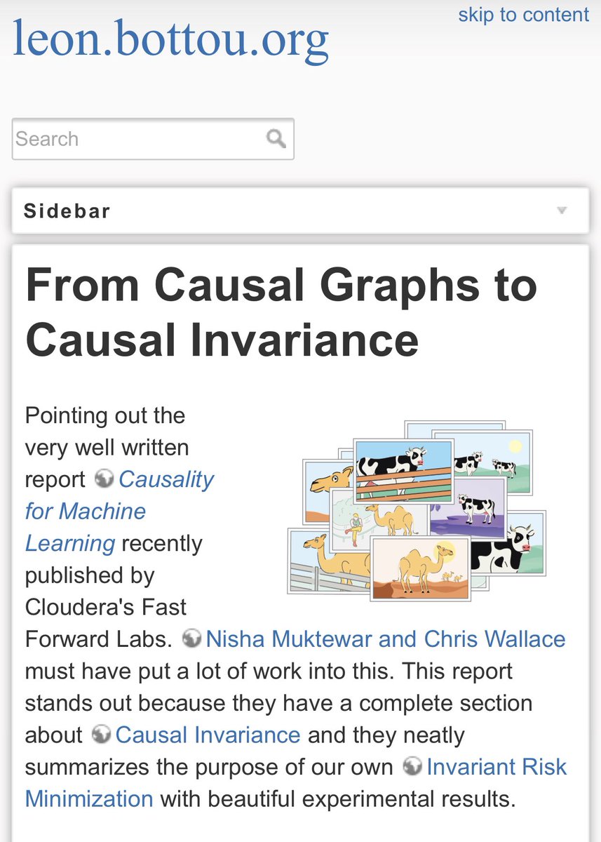 Honored and humbled, leon.bottou.org/news/causality…