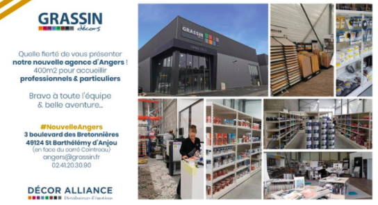 GroupeSOCODA's tweet photo. RV à #Angers dans la toute nouvelle agence de notre Adhérent Grassin Décors - https://t.co/NM0v75f4fc
#Peinture #decoration https://t.co/waptEB6fsE