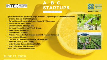 aemprende's tweet photo. ⚡️Esta tarde! 17 a 19 h.
🚀 #ABCStartups ↔️ Elevator Pitch Virtual
🗣️ @rosasiles acompañará a #empresas, #inversores, #universidades y #emprendedores 💯 del #ecosistemaemprendedor para buscar las 10 #startups ➕ disruptivas #cadenaagroalimentaria 🌱
🌐 https://t.co/dVmRqDvQcu https://t.co/VEE8zxgyAl
