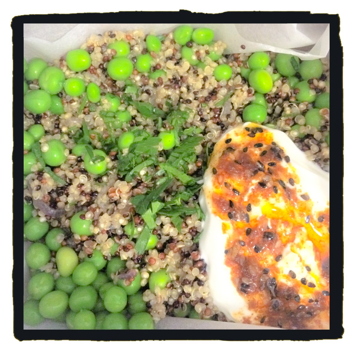 MarleneFood's tweet photo. Salade quinoa et petit pois frais fromage blanc et rayu :))
A commander 

Quinoa and fresh peas salad, yogurt and rayu :))

#quinoasalad #rayu #freshpeas #petitspoisfrais #fromageblanc #saladeaufromageblanc #foodhomemade #monaco #frenchriveria https://t.co/SwiphzR9n7