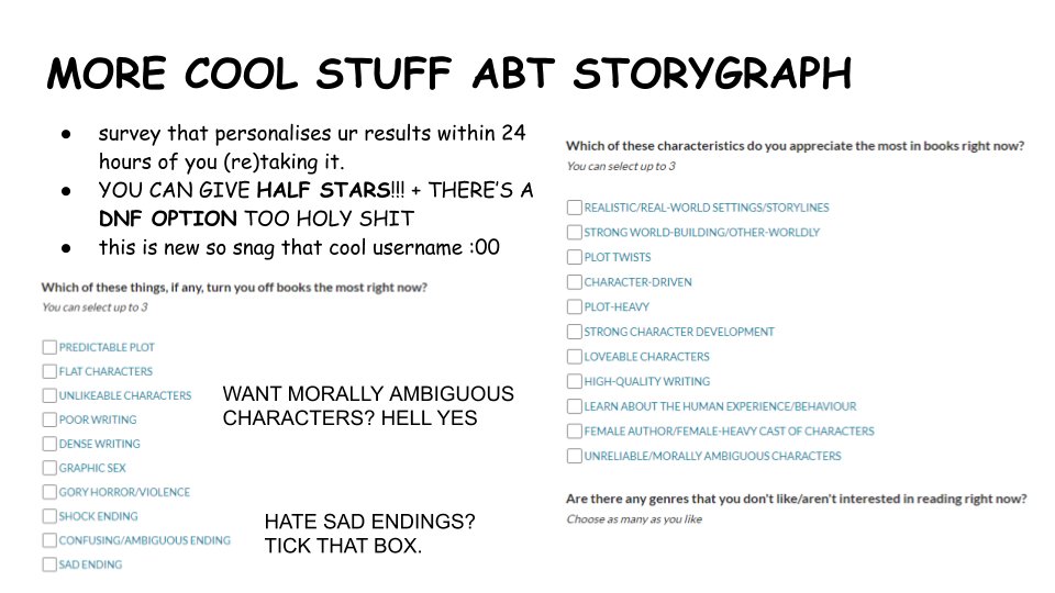 fairnells's tweet photo. please get storygraph i've had it for one day and i'm still losing my mind over how good it is @thestorygraph https://t.co/bmWoAXRGJU