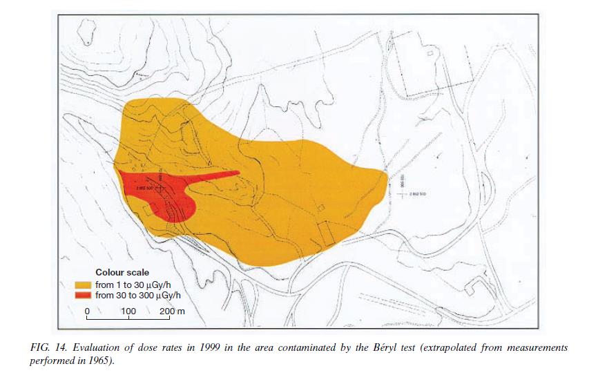 Les années 1990-2000 ont ravivé la mémoire de l'accident de Béryl. Une mission de l’AIEA, dont le rapport est publié en 2005, estime qu’en raison d’une contamination encore présente dans les sols, la zone autour de la galerie de l’essai Béryl doit être nettoyée et surveillée.