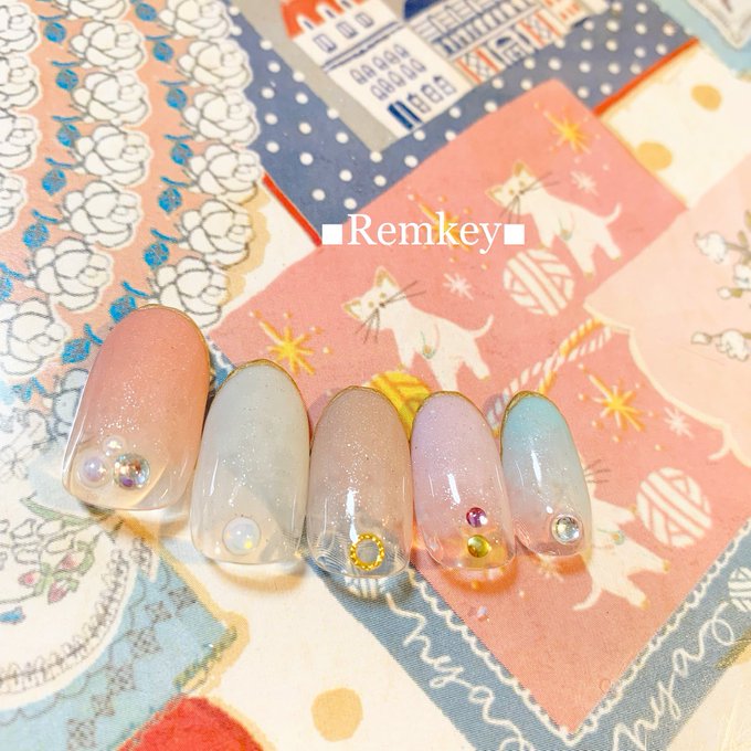 ラメネイルデザインのtwitterイラスト検索結果