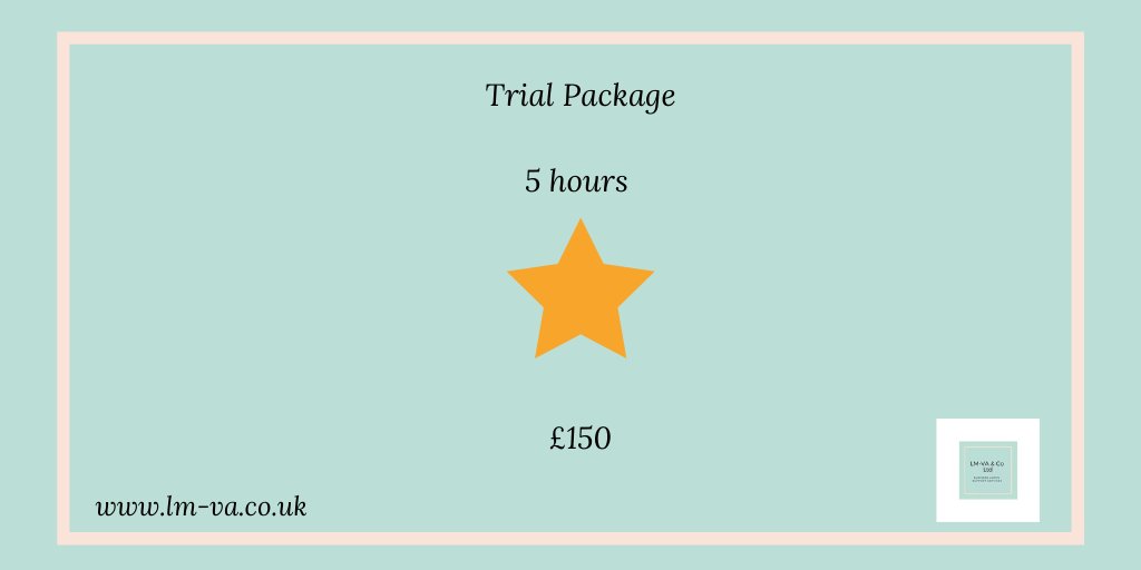 LMVirtualAssist's tweet image. Are you are thinking that some extra back end business support would be helpful at the moment but you're unsure how you would work with a VA? I have the answer - trial package - try before you buy!
#VA #VirtualAssistant #valifestyle #businesssupport #admin
