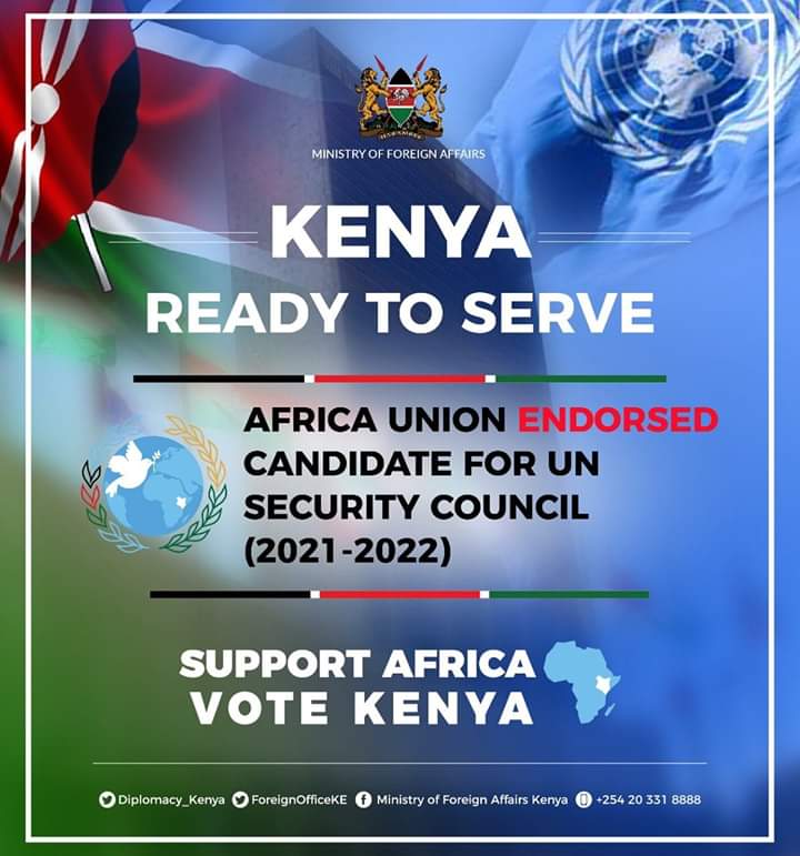 GlobalPeaceKeny's tweet photo. The #GlobalPeace Foundation Kenya endorses #Kenya for the @UN Security Council seat. #SupportAfrica #VoteKenya @StateHouseKenya @diplomacy_kenya @ForeignOfficeKE @UnKenya @sidchat1 @GlobalPeace @HyunJinPMoon @AU_PSD https://t.co/5sEfopaJiz