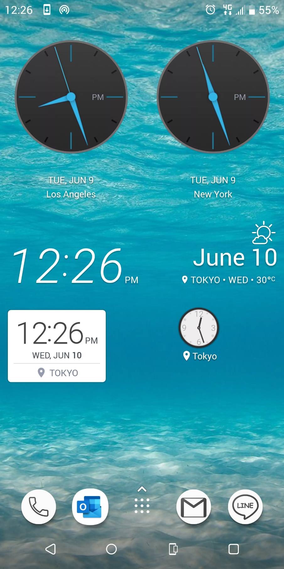 Htc Japan Htc公式 On Twitter U12 の画面にいろいろ追加できるウィジェット 今回は 時計のバリエーションをご紹介します 世界時計 お天気時計 フリップクロック等々 あなたがお好きな時計はどれですか Team U U12plus Htc ウィジェット紹介