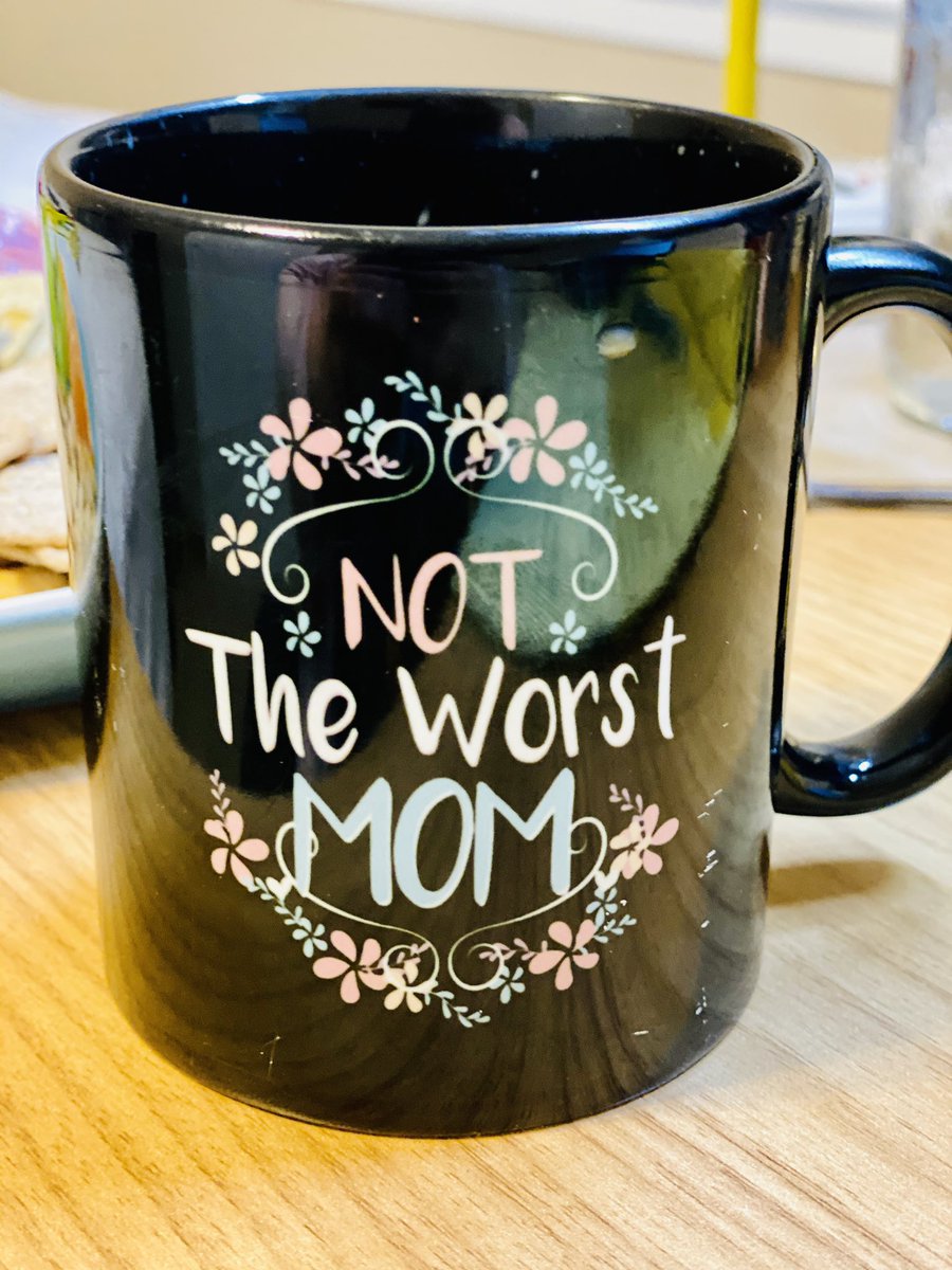 Fitz4SchoolBrd's tweet photo. If you caught me snacking around 11pm, it’s because my sister is amazing...and apparently has a wicked sense of humor. #nottheworstmom #thiscallsfortwomugsofcoffee ☕️❤️🤷🏻‍♀️ https://t.co/StbukwKph9