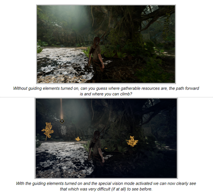 My biggest beef with many modern games: We get fidelity and realism and we lose readability. 
