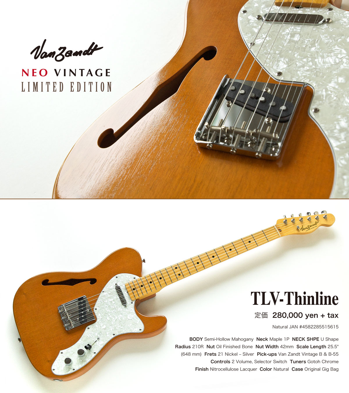 Vanzandt シンライン Vanzandt TLV-THINLINE ヴァンザント