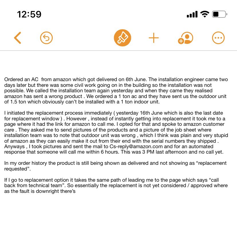TwoAnAHalfCents's tweet photo. @AmazonHelp 
Order #
408-1049049-9718756 the issue with respect to this order number is in the picture attached. How can you help? https://t.co/PTeee18vDE