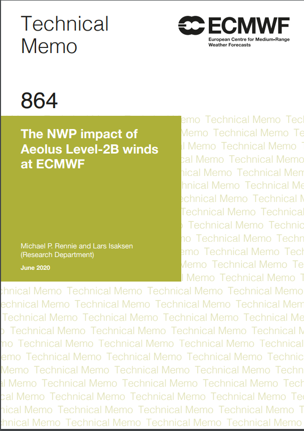 UModigliani's tweet image. &quot;Aeolus’ impact on forecast skill is very good [...] despite the relatively small size of the assimilated Aeolus dataset&quot; Want to know everything on the impact of Aeolus winds on @ECMWF forecast? Read tiny.cc/euoxqz #ECMWFTechmemo
