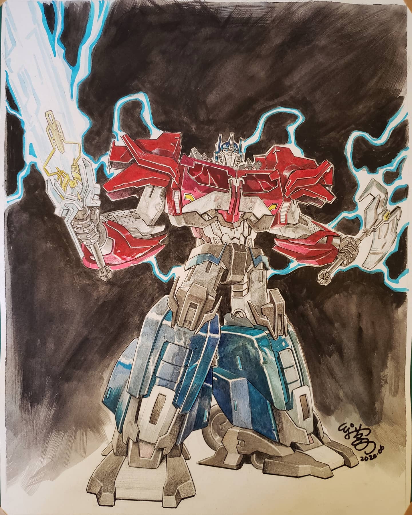 Transformers Prime Beast Hunter Optimus Prime