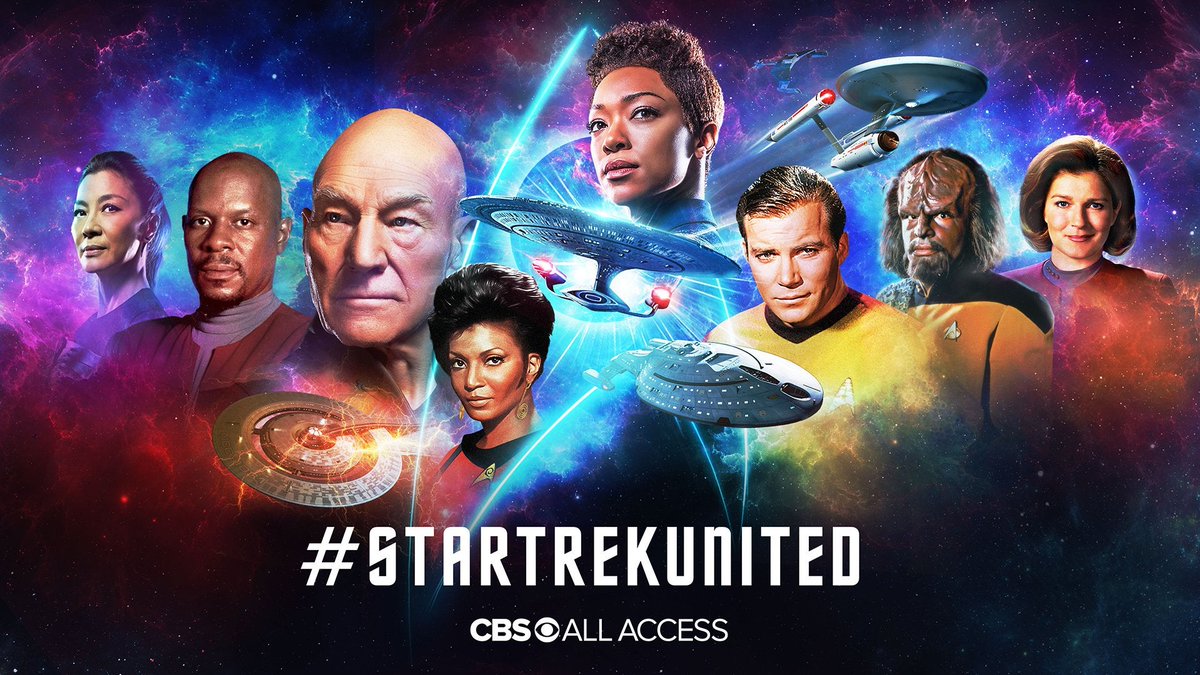TrekCollective's tweet photo. CBS supporting the Black Lives Matter movement with #StarTrekUnited: For every tweet with the hashtag #StarTrekUnitedGives today, CBS will donate $1 to BLM causes. Find out more: https://t.co/keqUzpNztX https://t.co/99DLfzcfWk