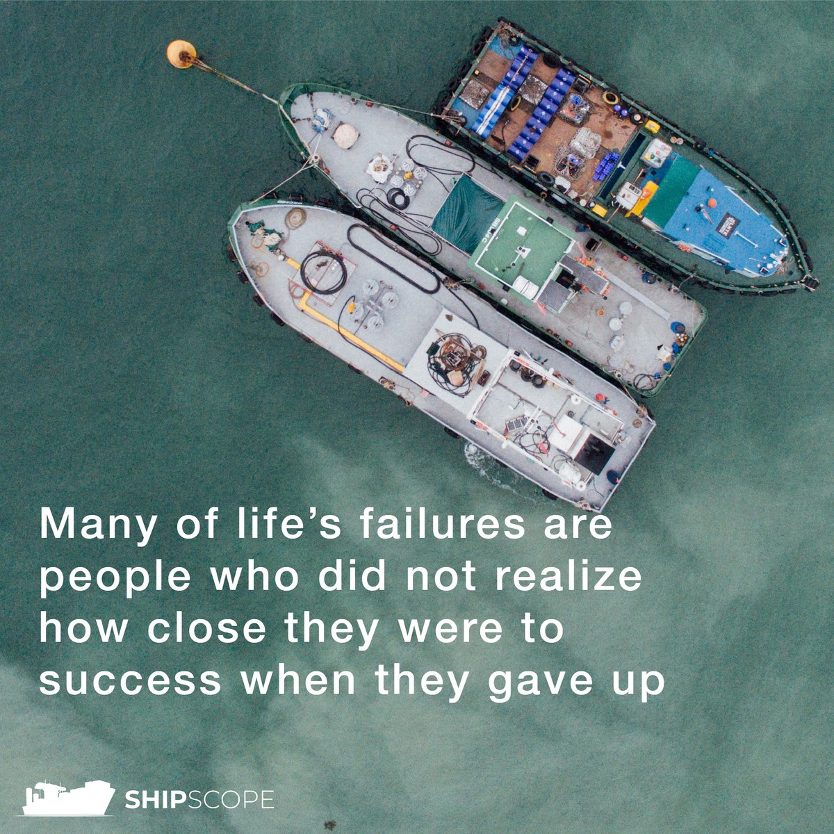 ShipScope's tweet photo. It comes down to your persistent yet #optimistic #outlook 👨✈️towards life. Here at #ShipScope🚢 we encourage people to adopt this attitude to reach the desired #goal. 💡
#shipping #ship #marine #shipper #quoteoftheday #quote #sailor https://t.co/kgSAyrjsgW