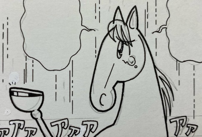 今週のチラ見せ。「ァア」の間にホワイト当たってるのは別のコマにペン入れてたらまだ乾いてない時に触ってしまって、インク引っ張っちゃったからでした。 