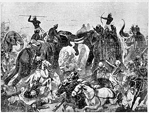 In that resistance battle, Pulakesin II lost his life in 642 A.D. Thus that ended the life of a great king who loved to fight battles.