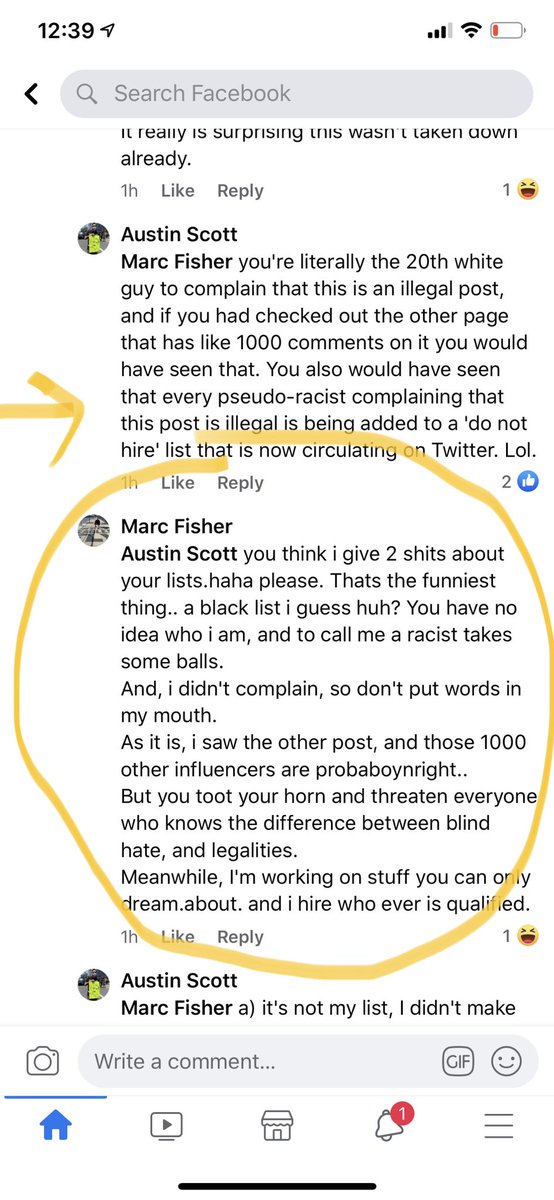 This is Marc Fisher! He doesn’t give “2 shits” about you guys blacklisting him b/c “you have no idea who” he is & he’s “working on stuff you can only dream about”. Nice IMDb! Yes it’s ironic Marc worked on “ @MTV’s White Supremacy Destroyed My Life” last year.