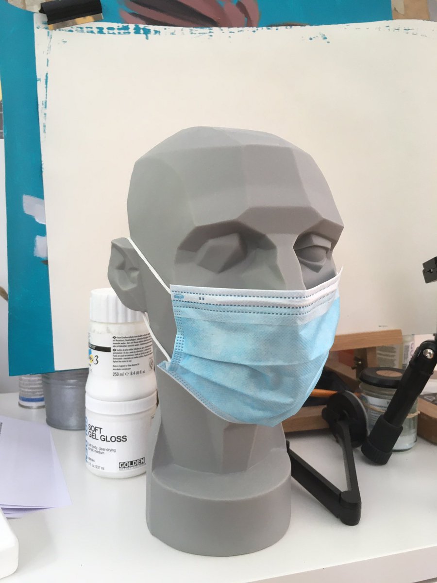 peterdavis_art's tweet image. My Asaro head is keen to venture out this week #easinglockdown