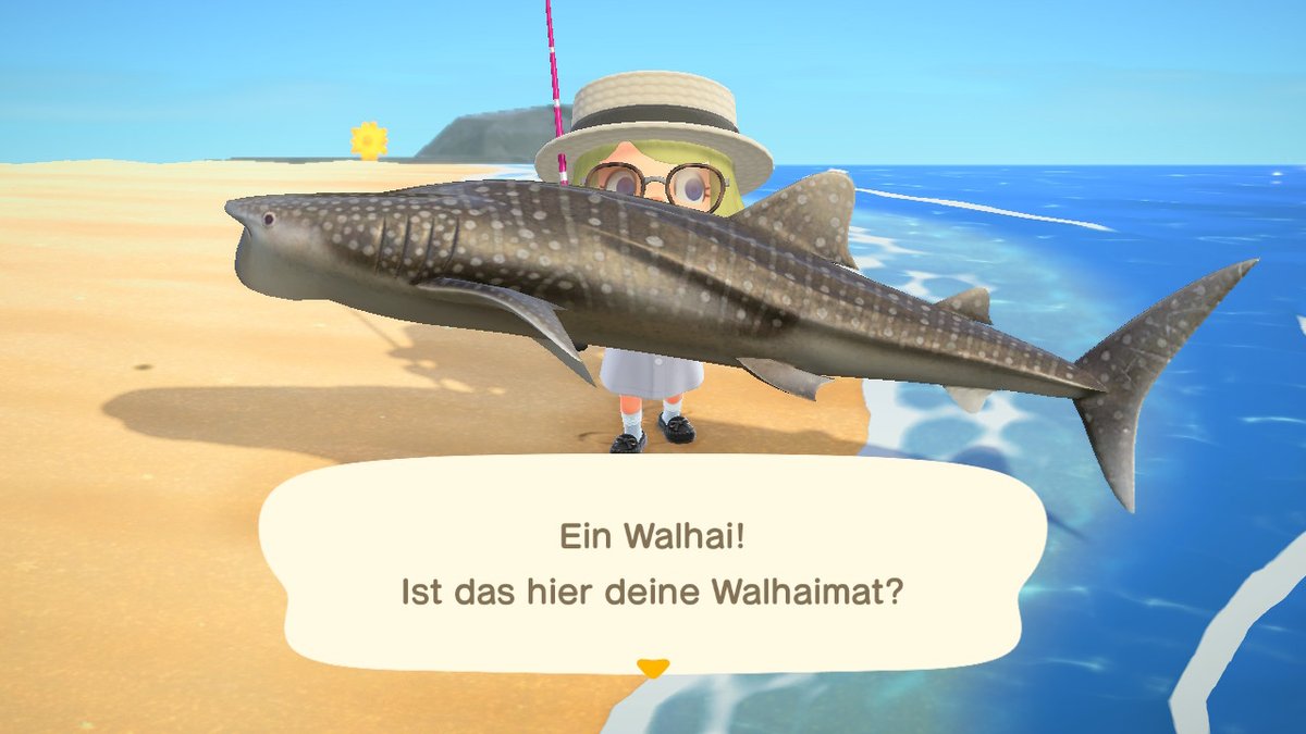 celinski__'s tweet photo. Haie fangen macht echt Fun :D #AnimalCrossing #ACNH #NintendoSwitch https://t.co/viQKNrijkL