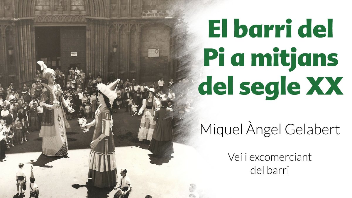 casaentremesos's tweet photo. El nostre company, Miquel Àngel Gelabert👨🏻, veí i excomerciant del Barri del Pi, ens explica com era la vida social, cultural i comercial quan es van recuperar els @gegantsdelpi
A les 18.30h ens endinsarem en el Barri del Pi 🌳 als anys 60. No us ho perdeu al #Youtube! 🎉 #Pi60 https://t.co/AZLsEe8NiT