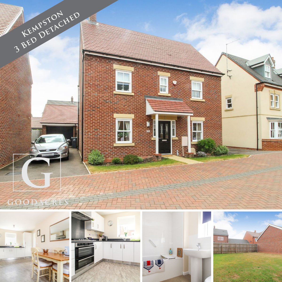 Superb 3 bedroom detached #property located within easy access of the A421, A6 and M1. Internally this property offers entrance hall, cloakroom, lounge, kitchen/diner room, 3 bedrooms , ensuite to master plus family bathroom.
£325,000 ow.ly/s2eP50A8PzW