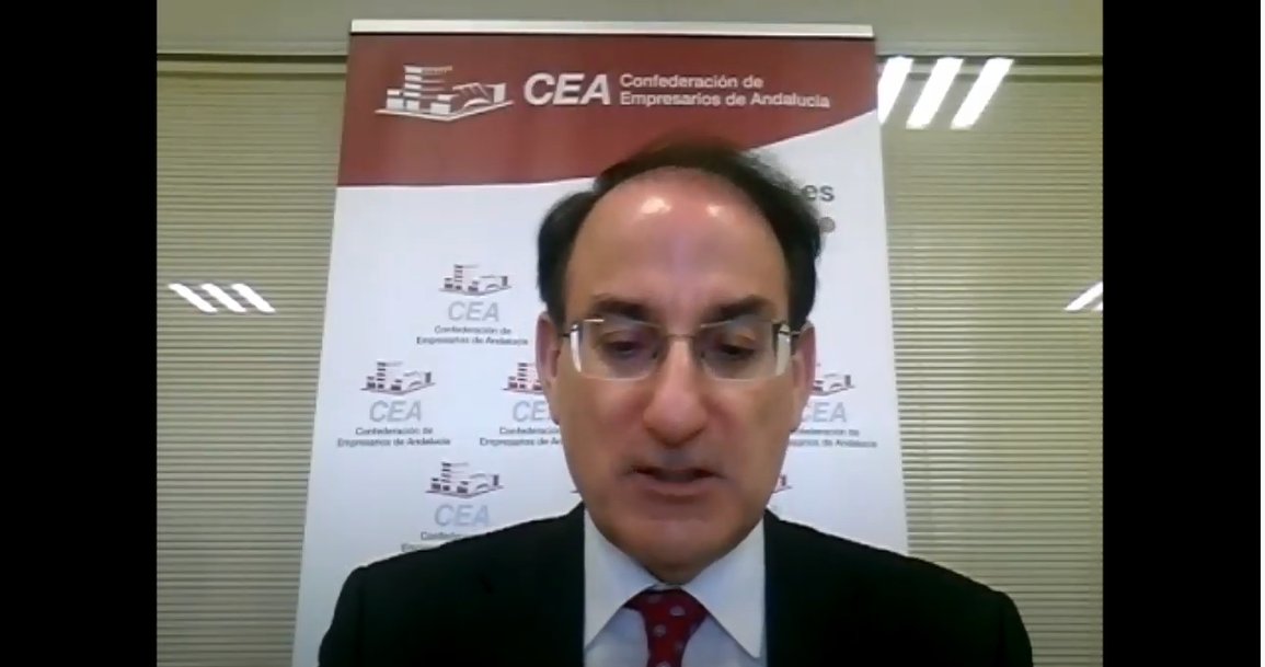 Javier González de Lara, presidente de <a href="/CEAes_/">CEA</a>: "Ahora los empresarios somos los sanitarios de la gestión de la crisis económica y social que nos ha traído este maldito virus". 

Puedes seguir la jornada sobre el sector TIC aquí: bit.ly/2Y68Pxs
