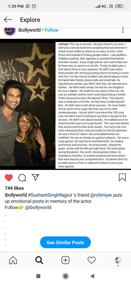prateekshasri's tweet photo. @rohiniyer on @itsSSR https://t.co/eY7XWsUBZp
