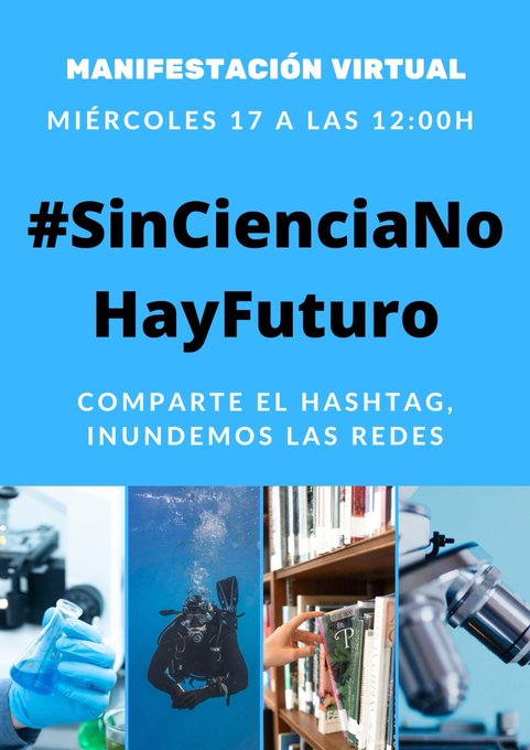 #SinCienciaNoHayFuturo 
#SinCienciaSeVivePeor