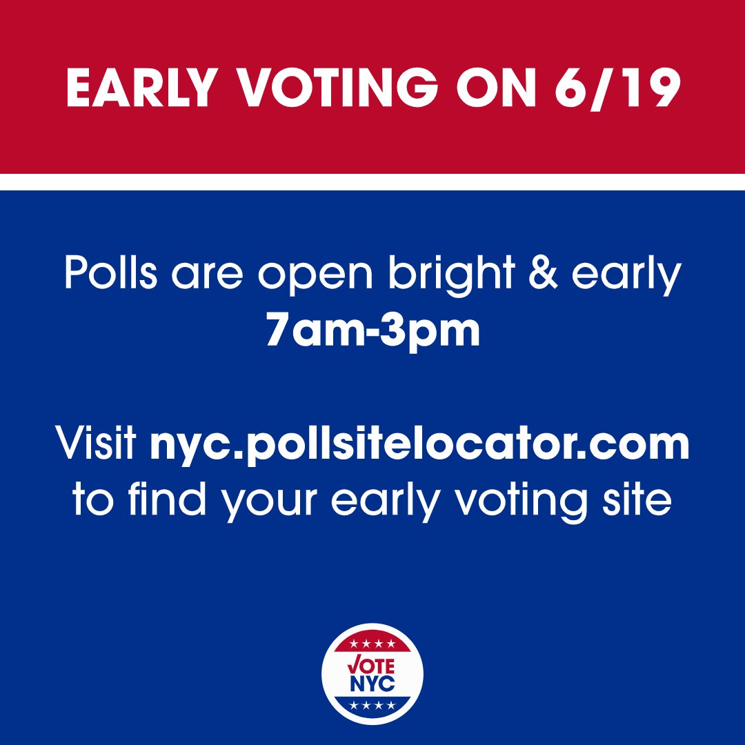 NYC Board of Elections on Twitter "Rise and shine! Polls are open up