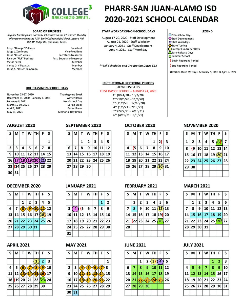 Alamo Colleges Academic Calendar 2021 Calendar 2021