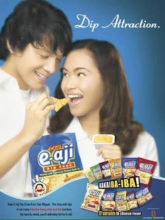 4. EAJI DIP SNAX. Groundbreaking. Different kinds of chips and different types of dips. Gawa ng San Miguel. So masarap din with beer haha