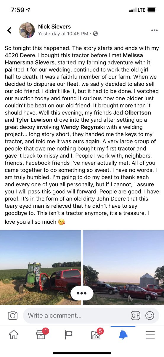 PlsntVlyFarmer's tweet image. We got to do a good thing last night... just being God’s finger, and moving His stuff around.