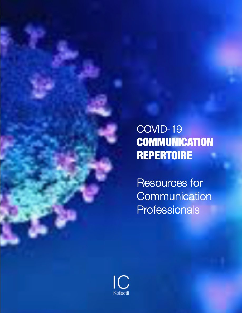 The COVID-19 Communication Repertoire has been updated and is now available as a free download. The new format is divided into 8 topics. Get your copy here: buff.ly/2IQdqeP