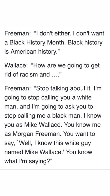 Let&rsquo;s see how many people disagree with Morgan Freeman https://t.co/FkRiFX8FEU